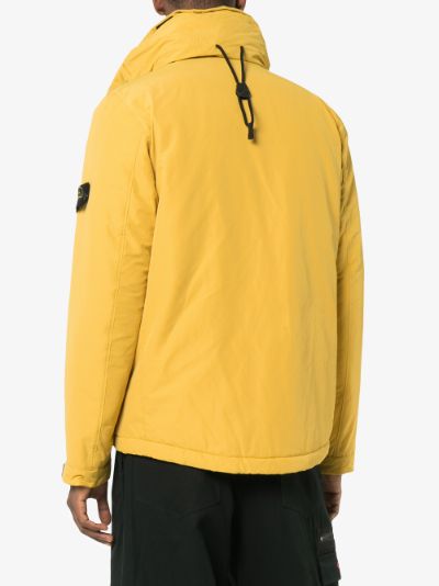 stone island waterproof hooded jacket