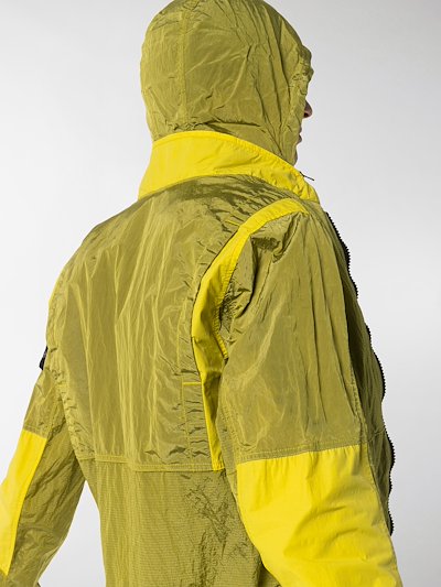 Stone Island Zipped Bomber Jacket Green Modes
