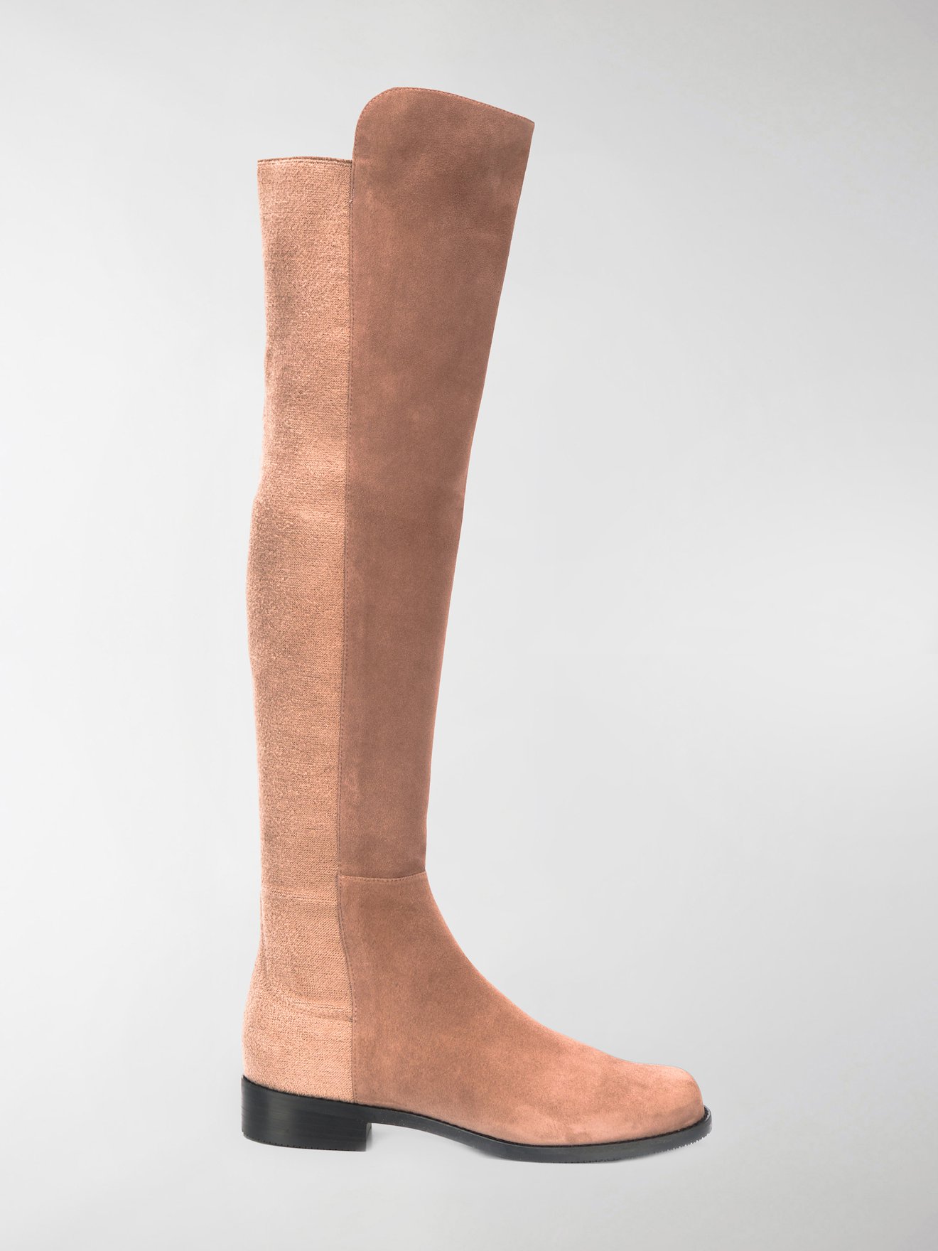Stuart Weitzman 5050 boots neutrals | MODES