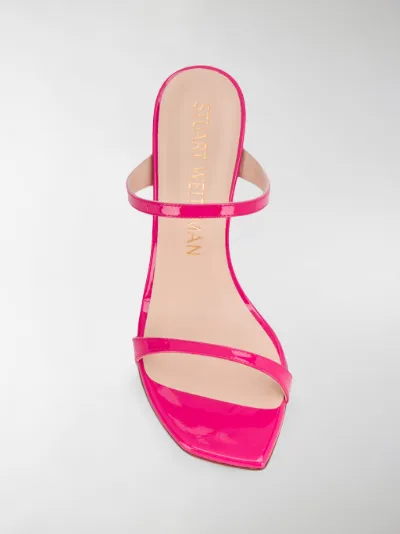 pink mule sandals