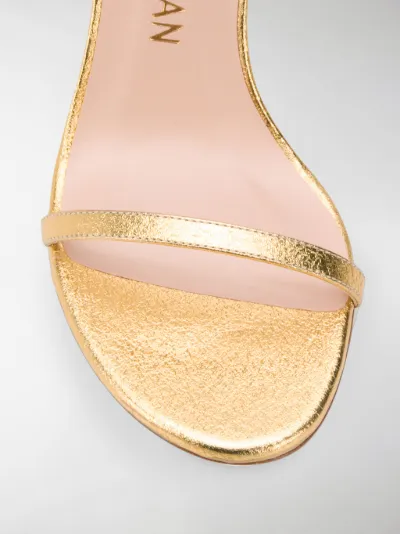 stuart weitzman gold sandals