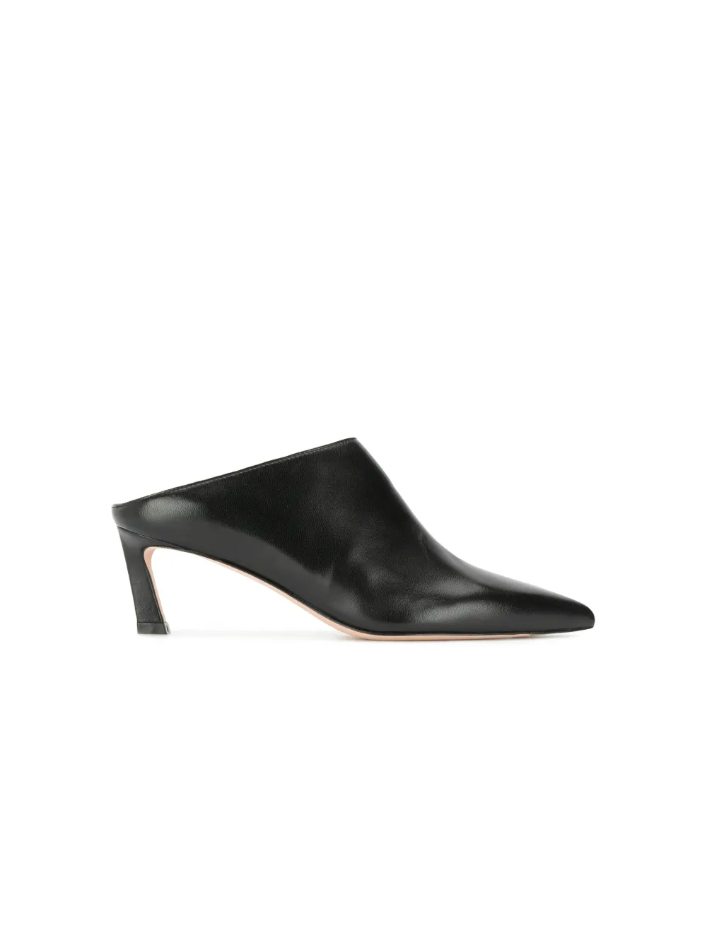 stuart weitzman mira leather mules
