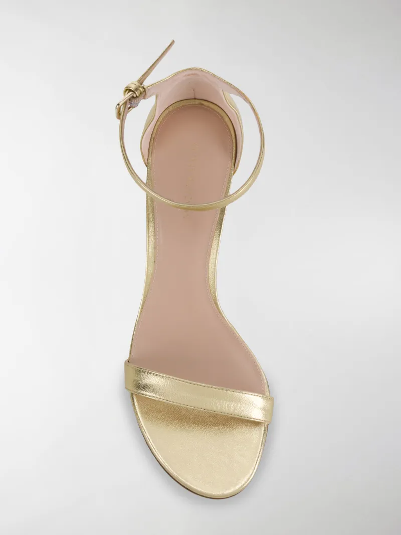 stuart weitzman nearly nude gold