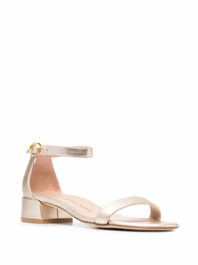 stuart weitzman low heel sandals