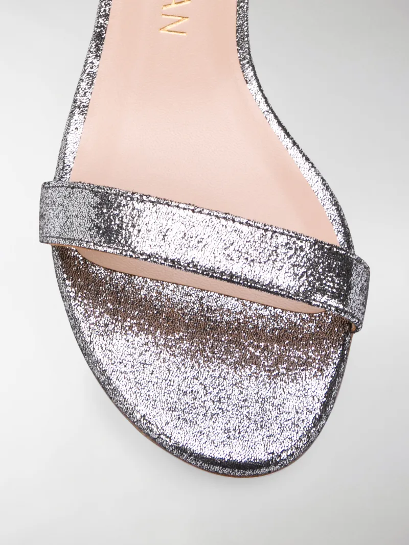 stuart weitzman simple sandal silver