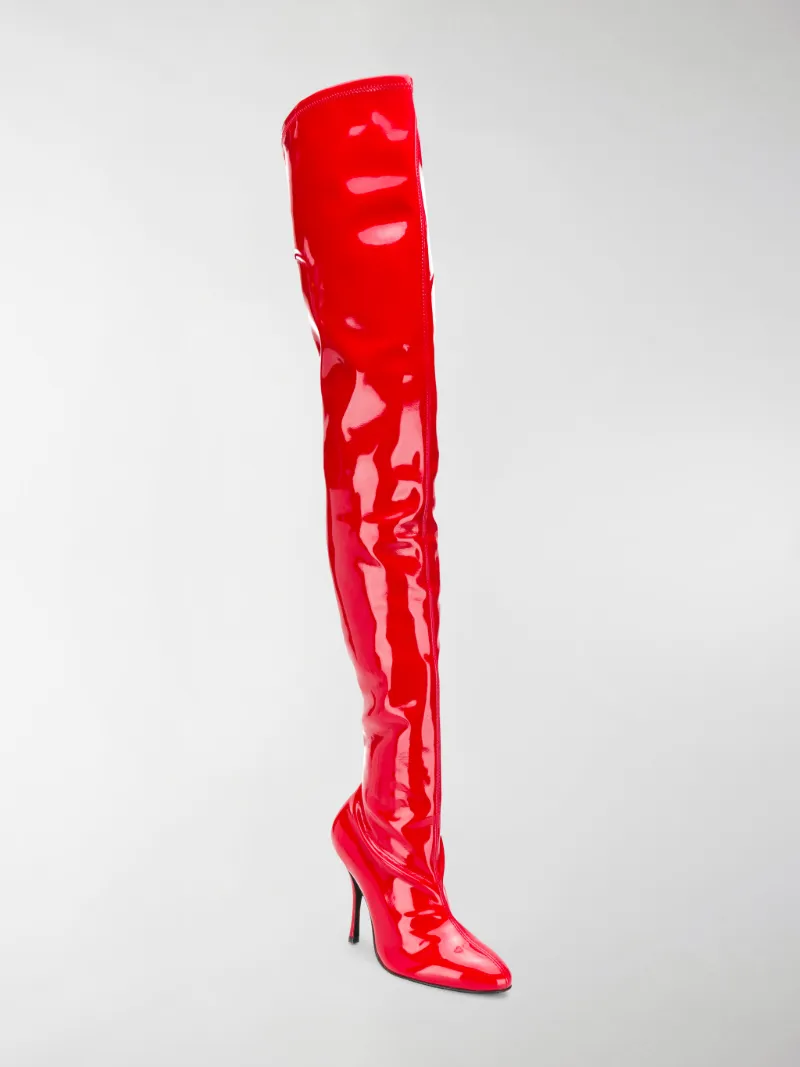 stuart weitzman red boots