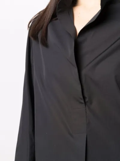 collarless pullover shirt | Studio 