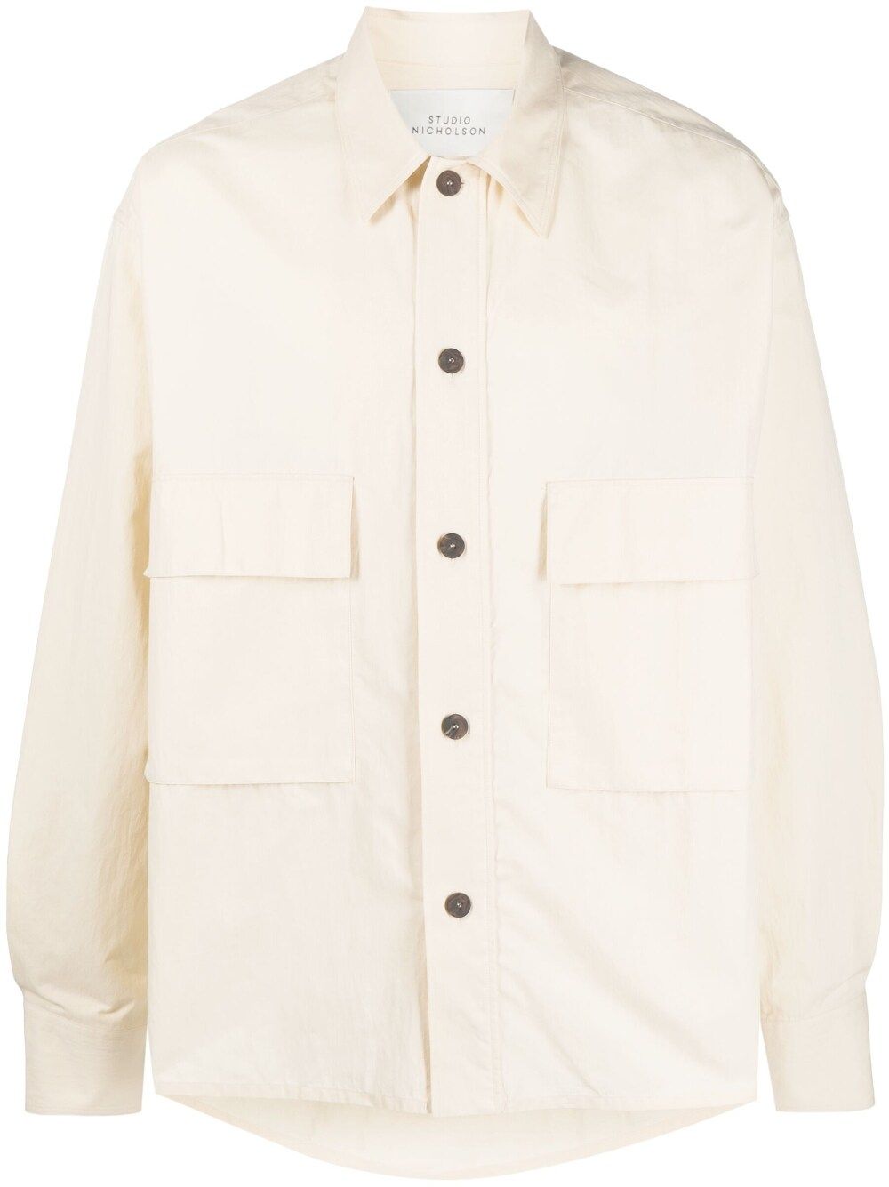 flap-pocket long-sleeve shirt | Studio Nicholson | Eraldo.com