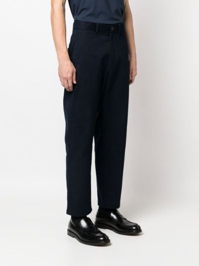 high-waisted cotton trousers | Studio Nicholson | Eraldo.com