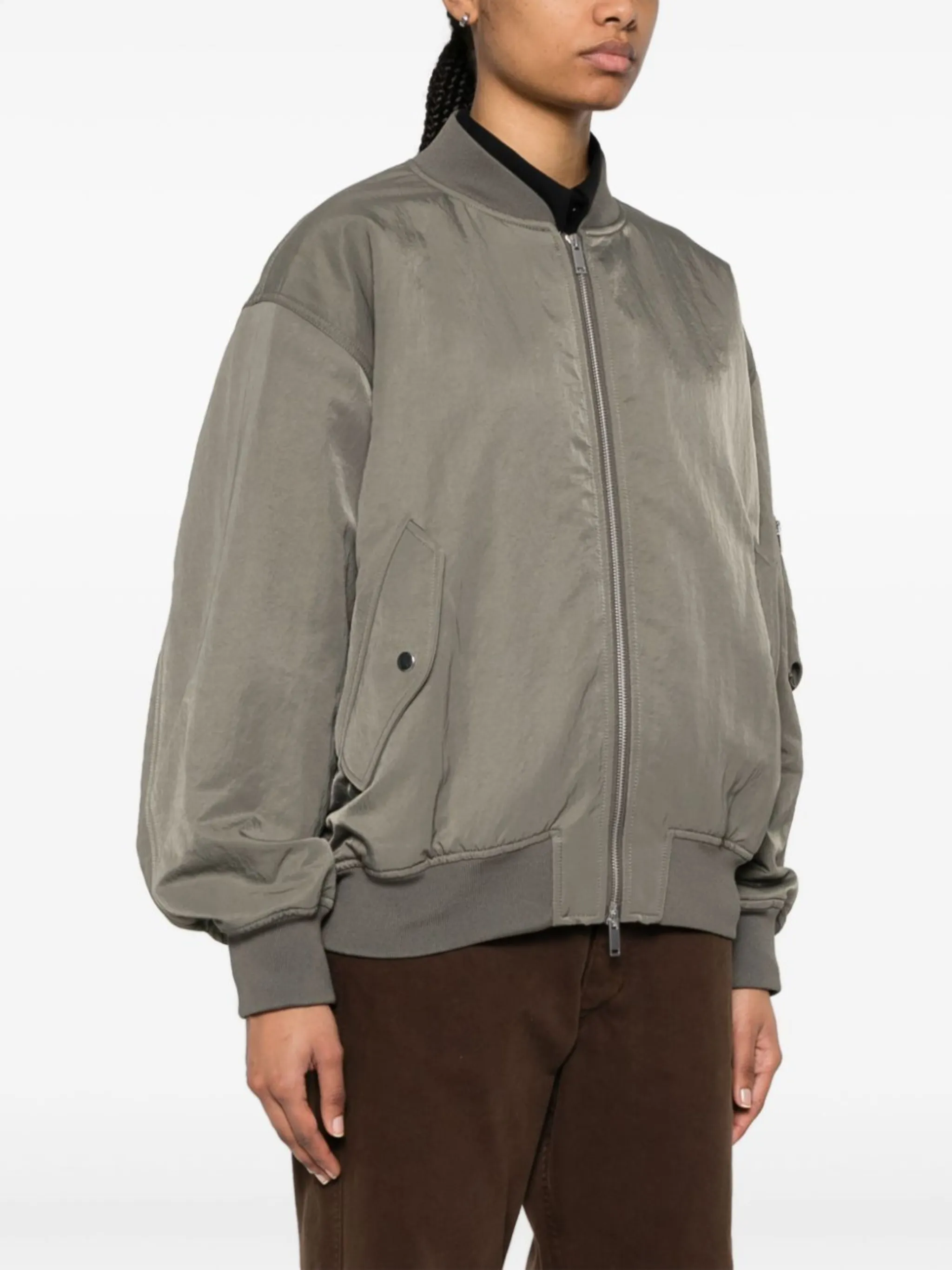 Studio Nicholson Kora crinkled bomber jacket | Eraldo.com FR