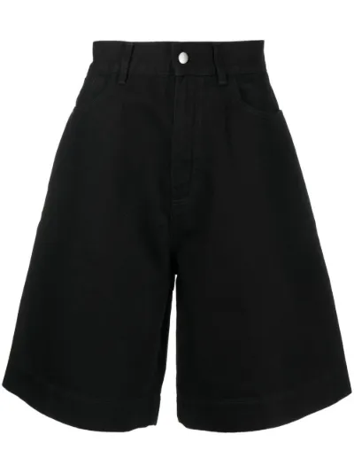 wide leg denim shorts | Studio 