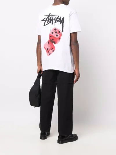 dice logo-print T-shirt | Stussy | Eraldo.com