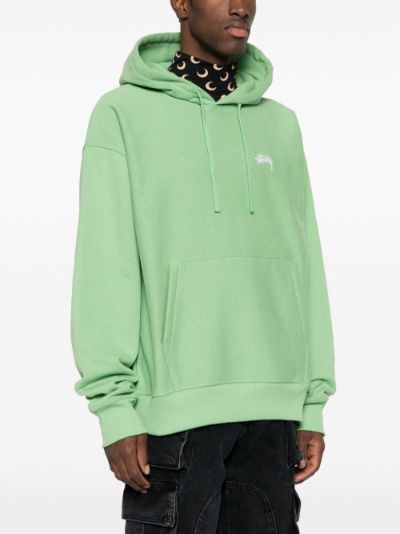 Stussy neon green on sale hoodie