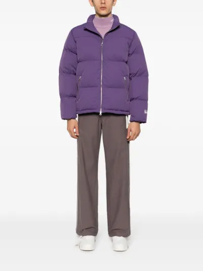 Stüssy logo-embroidered puffer jacket | Eraldo.com KR Stüssy logo-embroidered puffer jacket | Eraldo.com KR