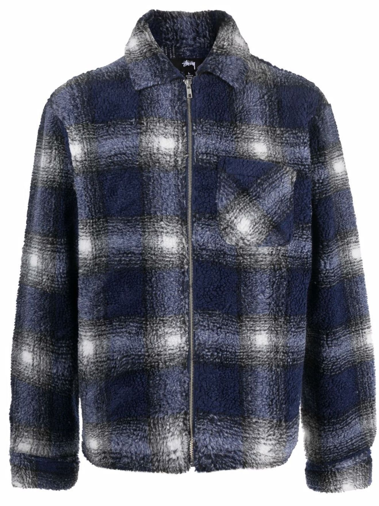 stussy tartan jacket