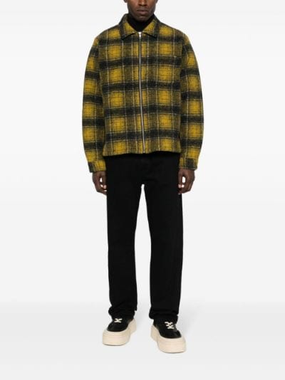 plaid-print wool shirt jacket | Stüssy | Eraldo.com FR