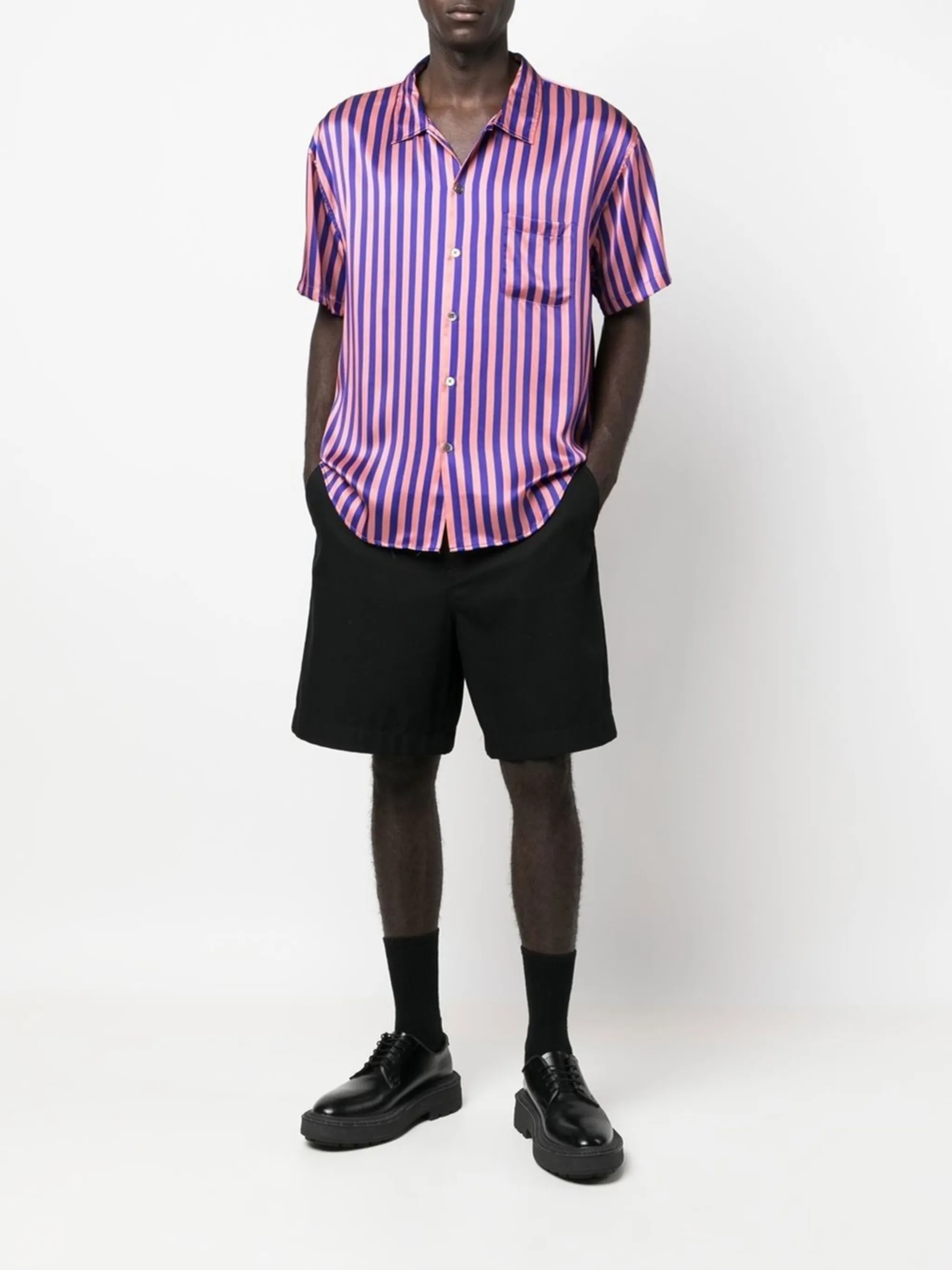 Stüssy striped silk shirt | Eraldo.com TK