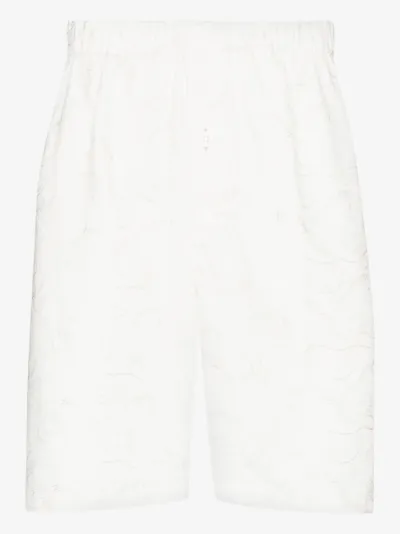 elasticated cotton shorts