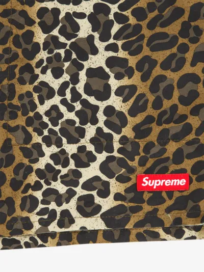 supreme leopard shorts