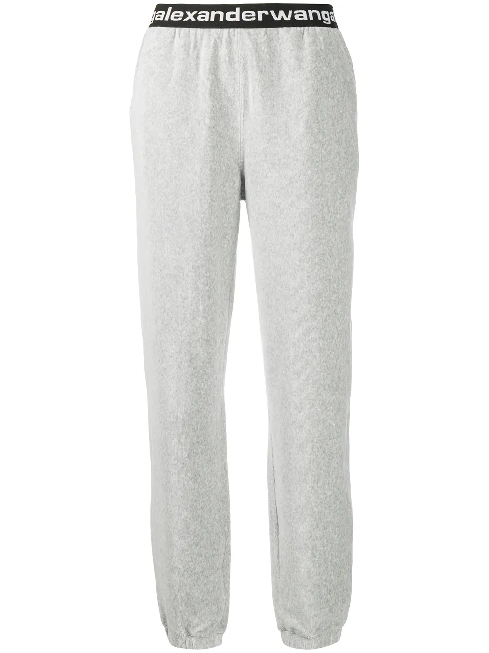 alexander wang logo track pants