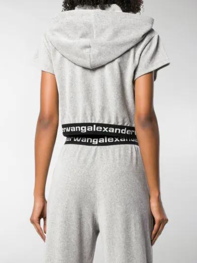 alexander wang hoodie grey