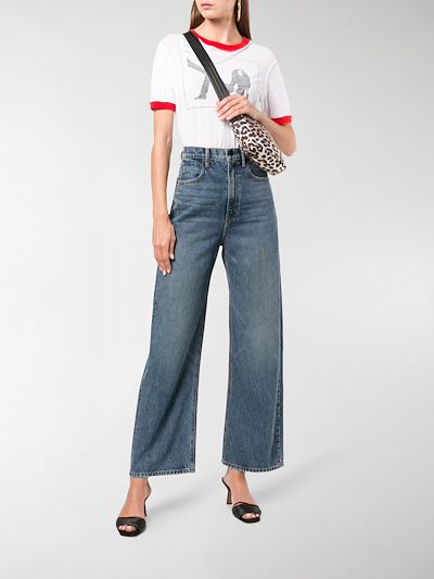 alexander wang wide leg jeans