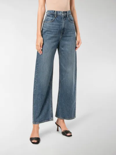 alexander wang wide leg jeans