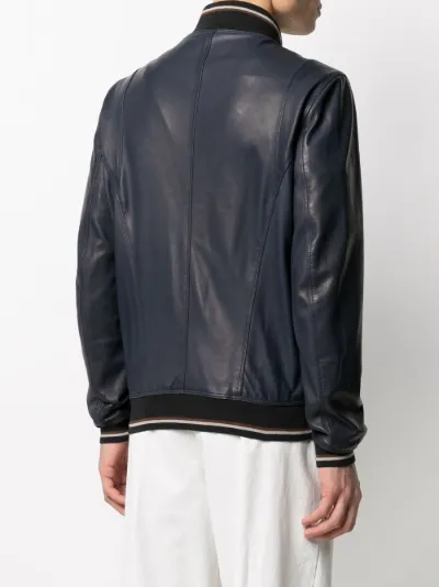 bomber jacket with button down