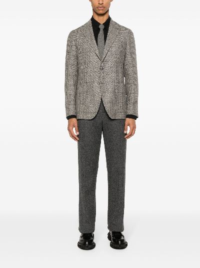 Tagliatore check-pattern single-breasted blazer | Eraldo.com AQ