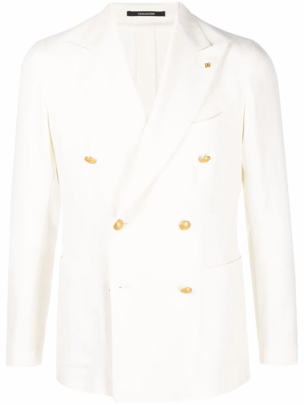 cross button blazer