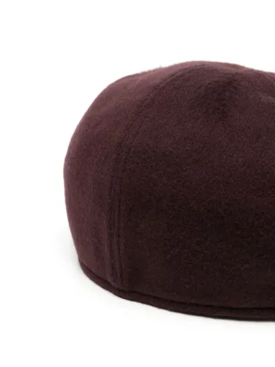 Donald panalled-design beret 