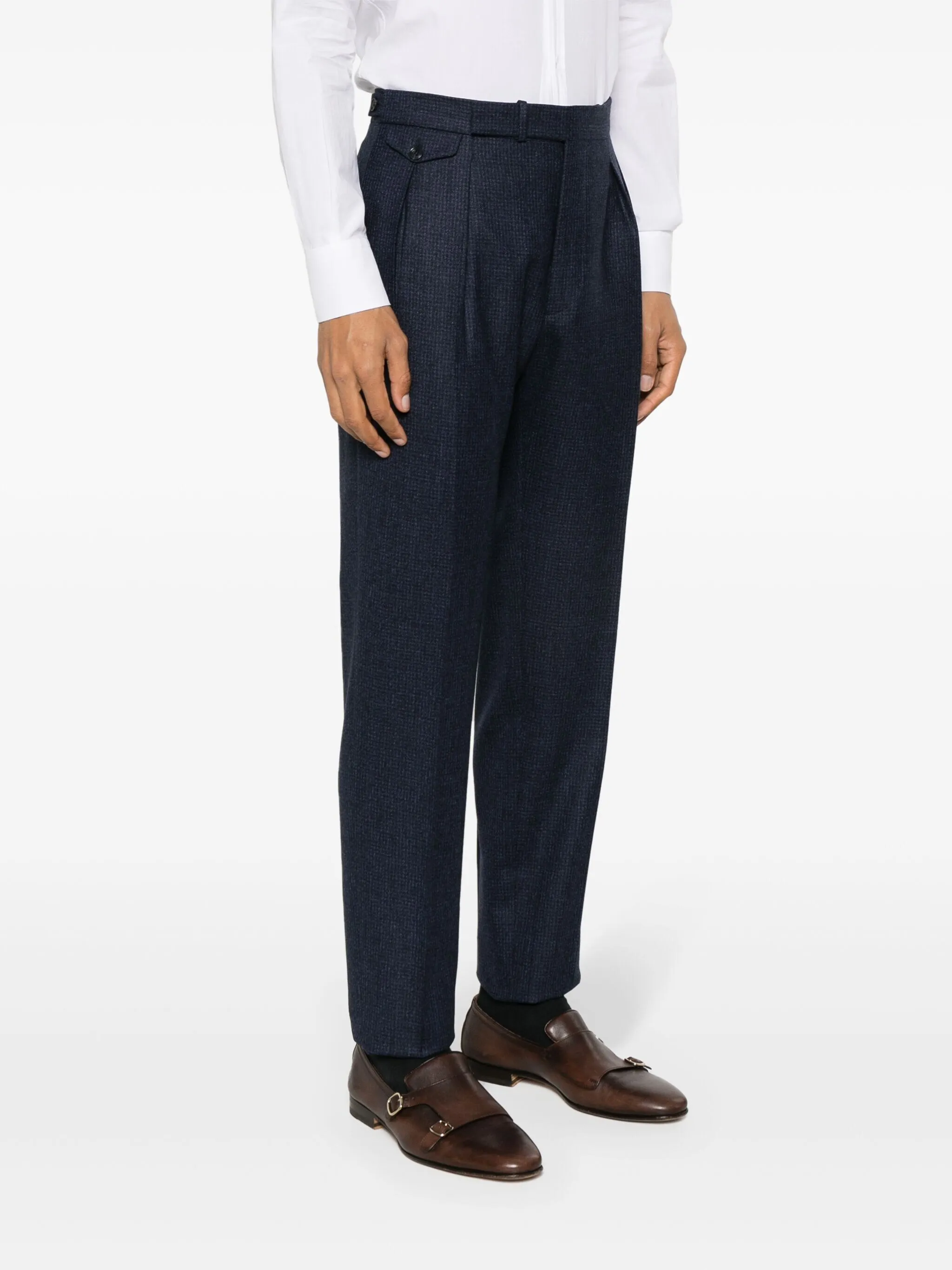 Tagliatore geometric tapered trousers | Eraldo.com US