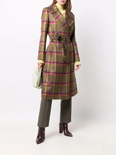 double breasted wrap coat