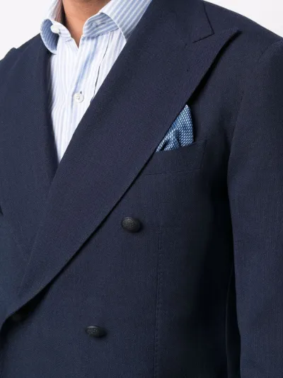 hackett double breasted blazer