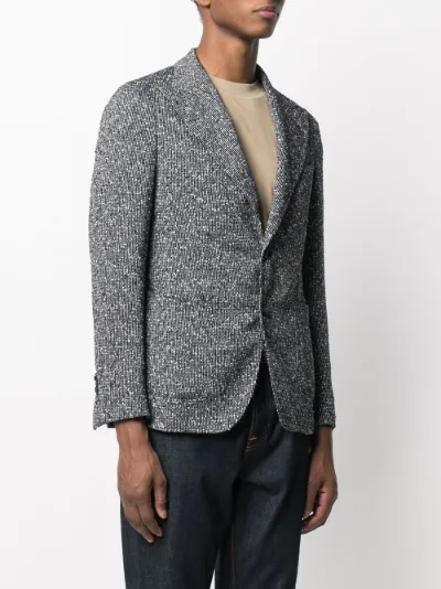 tweed fitted blazer