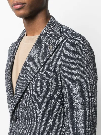 tweed fitted blazer