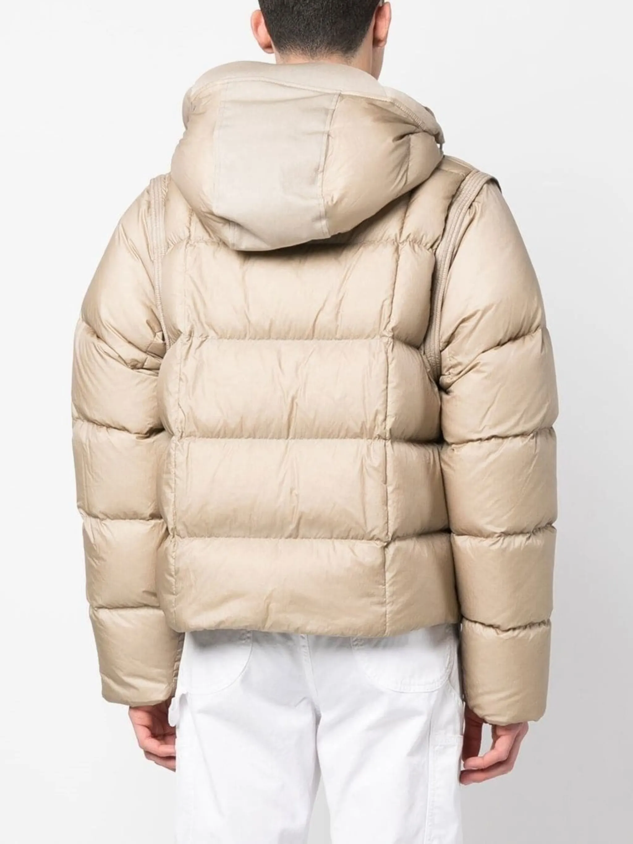 detachablesleeve padded jacket Ten C