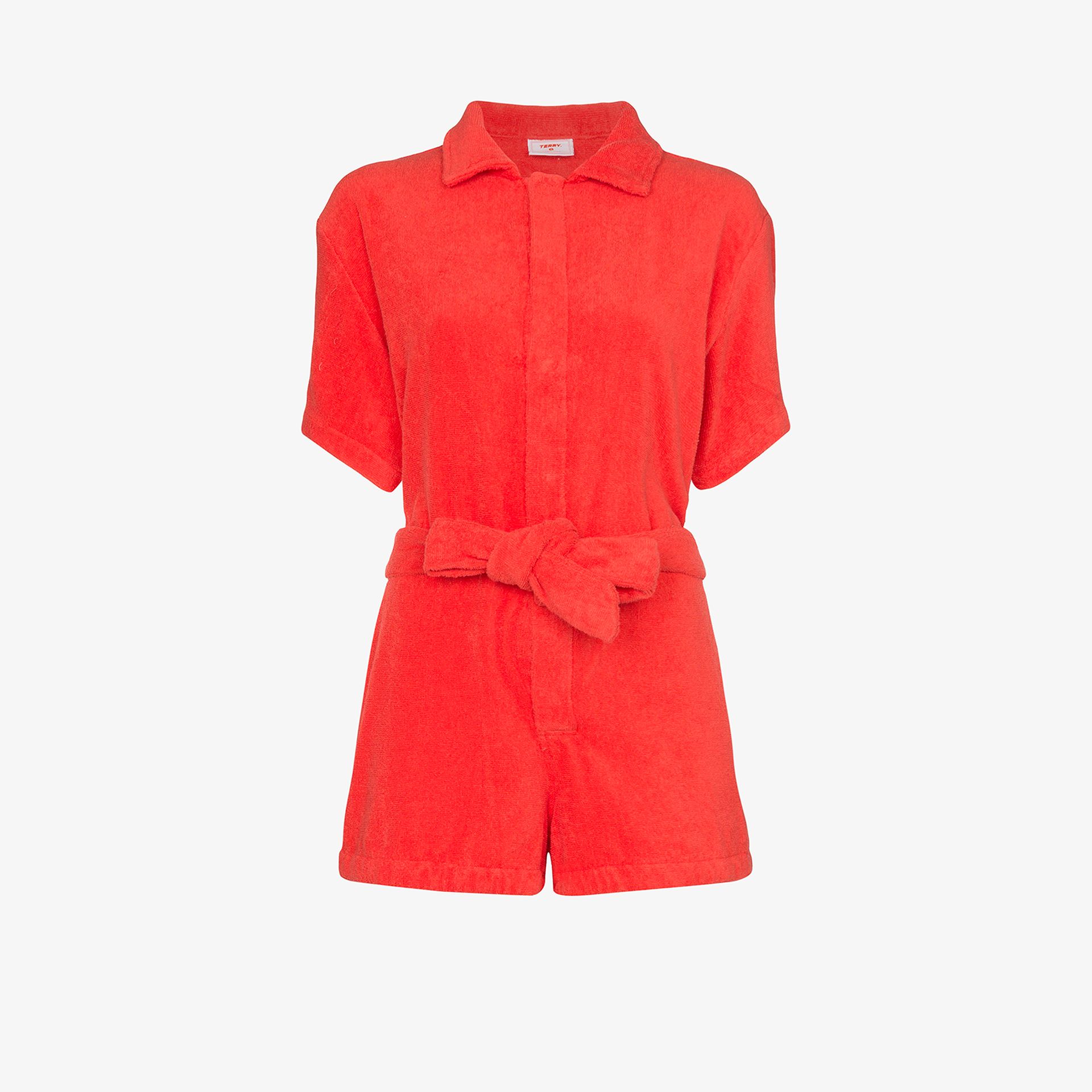 womens towelling playsuit