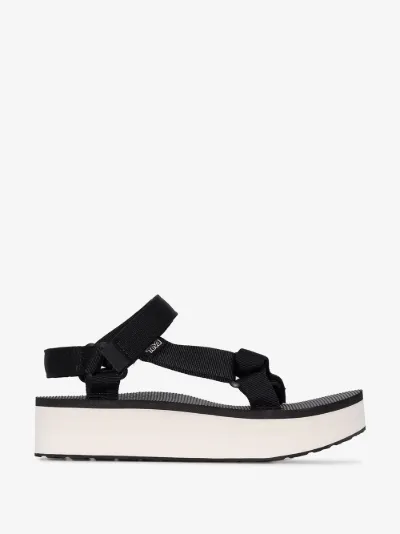 platform black tevas