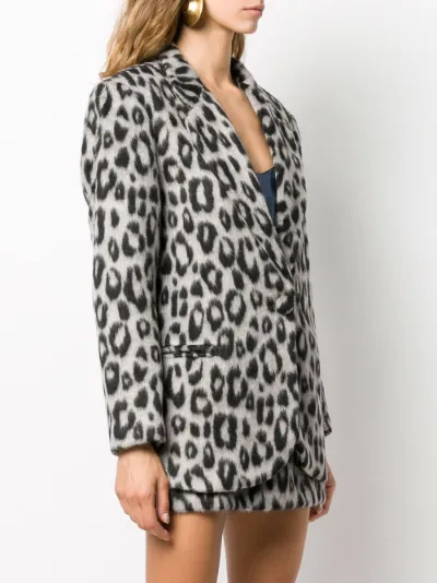 snow leopard blazer