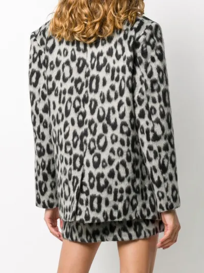 snow leopard blazer