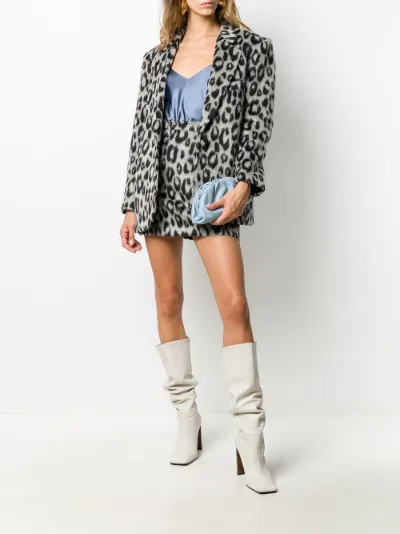 snow leopard blazer