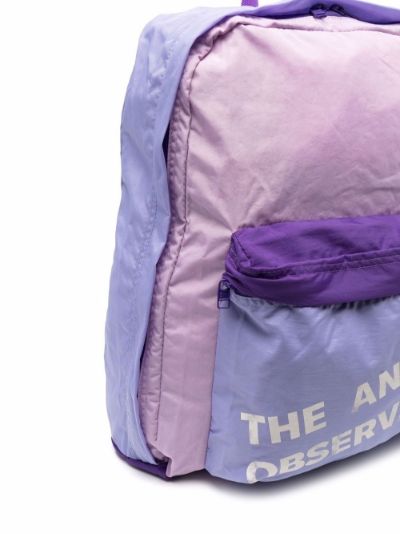 slogan-print backpack | The Animals Observatory | Eraldo.com