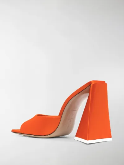 high heel mules