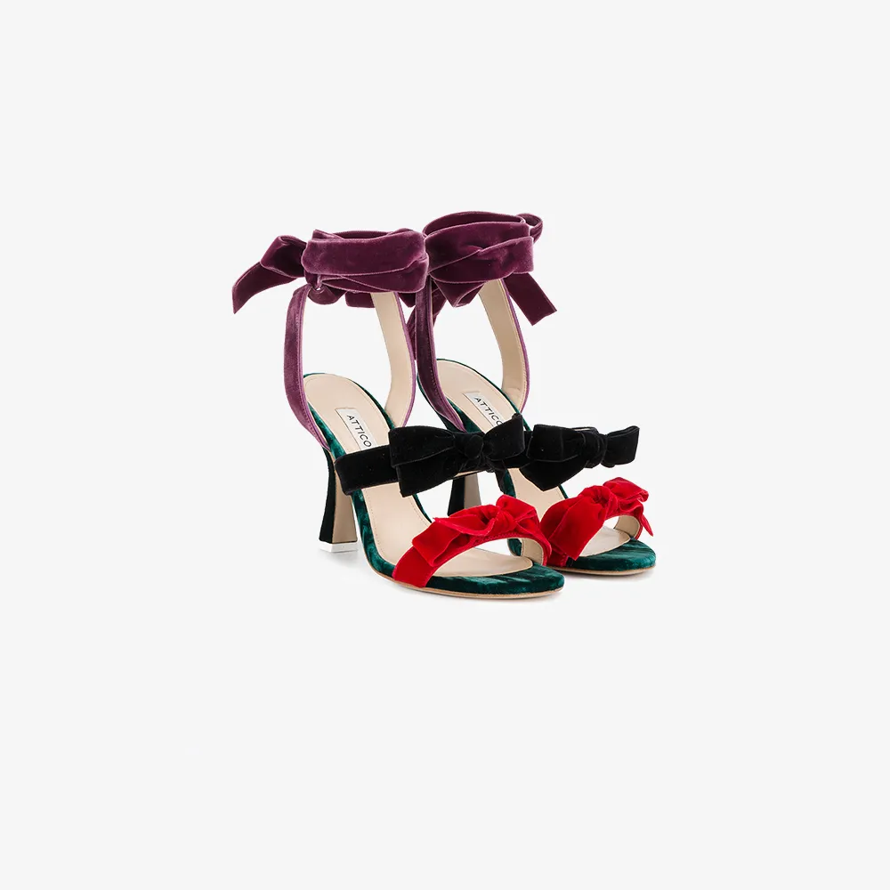 loft velvet bow sandals