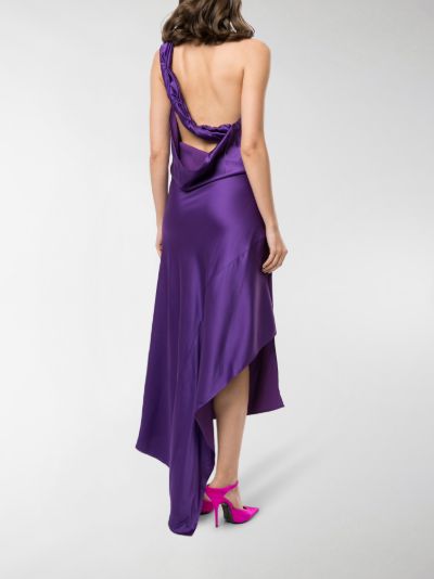 the attico purple dress