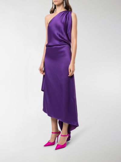 the attico purple dress