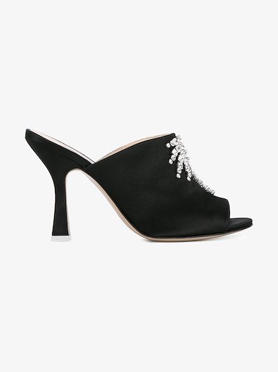 the attico satin mules