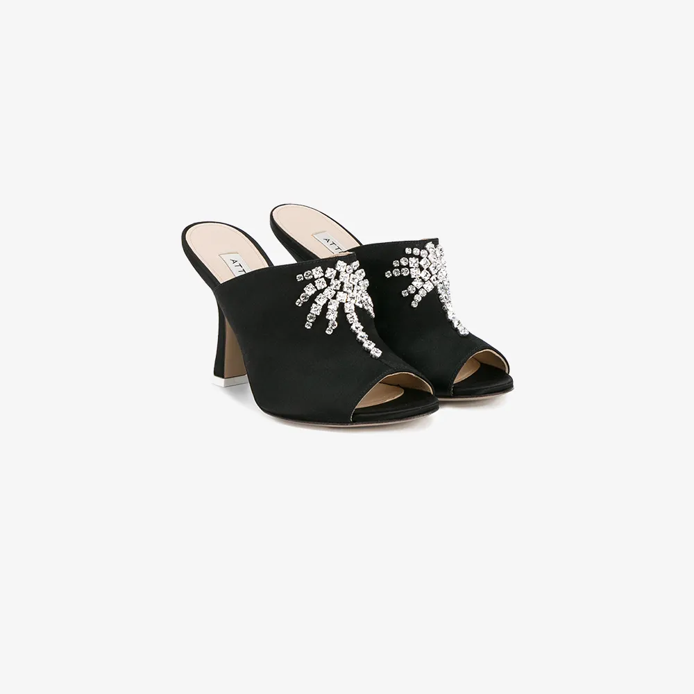 the attico satin mules