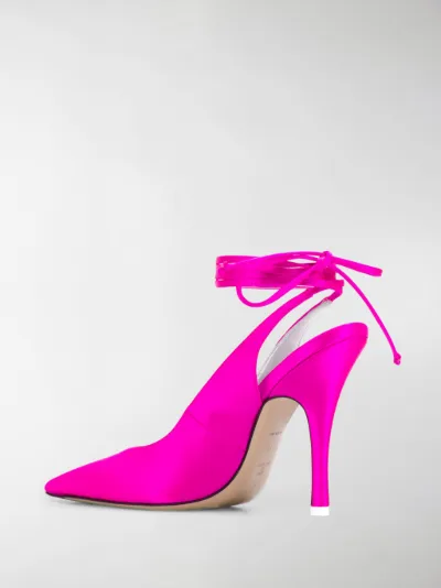 pumps con lacci alla caviglia